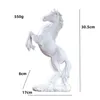 Objetos decorativos estatuetas estátua de resina ouro branco preto figura de cavalo nórdico ornamentos abstratos para estatuetas para sala de escultura interior decoração de casa 230926