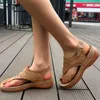 Sandali con zeppa da donna 2023 estate punta aperta antiscivolo perizoma per donna taglie forti scarpe casual da esterno infradito da donna