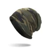 Beanie Skull Caps Camuflaje Unisex Cálido Invierno Algodón Ski Beanie Sombreros Para Hombres Mujeres Camo Hat Fashion2306