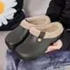 Slippers Fujeak Oversized Unisex Cotton Shoes Lightweight Home Casual Fashion Trend Men's Non-slip Waterproof Warm