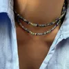 Trend Chokers Design Natural Stone Naszyjnik ręcznie robiony wysokiej jakości urok Collier Modna moda prezent urodzinowy 230927