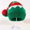 M666 Christmas Hat For Man Woman Red Ball Knitted Wool Hat Warm Beanie Caps