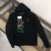 Högkvalitativ herr hoodie loe hooded tröja designer hoodies män wome broderi tröja lös pullover långärmad topp