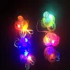 200 st parti 5LED LED WHISTLE LED Flashing Pacifier Cheer Whistle for Party Supplies211k