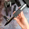 Micro Tech Automatisk kniv Zink Aluminiumlegering Handtagning Camping utomhus vandring självförsvar jakttaktiska knivar EDC Pocket Tools UT85 UT88 BM 3300 4600 3400