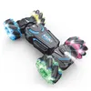 Elétrico 4WD Rc Controle Remoto Carro de brinquedo Elétrico de alta velocidade Offroad Drift Controle Remoto Stunt Car 2.4G Sensor de gestos sem fio Luzes Música