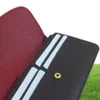 Designer-2018 Оптовая красная Lady S Lady Dlonglet Wallet Multi-Color Coild Dolder Original Box Women Classic Zipper Pocket7231648