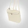 Designer Abendtasche Kosmetiktaschen Wind Lp Rucksack 2023 Sommer Weiß Leder Mode Vielseitiger Rucksack Mode Lässiger Rucksack