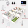 Sistemi di allarme Wireless WiFi 4G Home ignifugo Sistema di allarme di sicurezza intelligente antifurto Tastiera LCD Touch Kit sensore Commutazione multilingue YQ230927