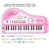 Brinquedos de aprendizagem 37 teclas teclado eletrônico piano para crianças com microfone instrumento musical brinquedos brinquedo educativo presente para crianças menina menino 230926