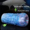 Masturbators GEEBA Jellyfish Style Male Masturbator Cup Sex Toys Realistic Pocket Pussy Artificial Vagina Men Egg Masturbations FOR ADULT x0926