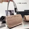 Designer -Fashion Bag Luxury Women's Classic Style Leather Axel sned handväska