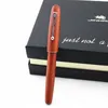 Fountain Pens Remastered Classic Wood Pen 05mm 10mm NIB Calligraphy Pens Jinhao Stationery Office School Supplies 230927