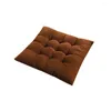 Pillow Solid Color Square Soft 40x40cm Thicken Seat Pad Dining Room Chair Decor