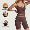 Formadores de mujeres Mujeres Open Crotch Body Push Up Cintura Trainer Bulifter Body Tummy Control Ropa interior Sin costuras Adelgazante Shapewear