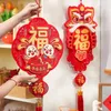 Dekoracja imprezowa Czerwona China Fortuna wiszące chiński styl rok Wiselant Decor Decor Ornament Hurtowe