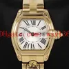 Dames van topkwaliteit Quartz Movement Worloge W62018V1 2676 18K Geel Gold Silver Dial Damesmode Wathces250F