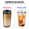 Mokken Leak_Proof Reizen Thermo Cup Dubbel Roestvrij Staal Cafe voor Thee Water Koffiemok 380/510 ML Auto Thermos 230927