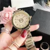 2023 New Fashion Brand Watches Women Girl Crystal Style Steel Metal Band Quartz Wrist Watch Hot Sale free shipping designer