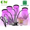 Rosną lampy LED RORNE światła USB Pełna lampa rośliny rośliny z 5-poziomowym ściemniaczkowym timerem Ustawienie lampy fito dla roślin kwiat namiot uprawy YQ230926 YQ230926
