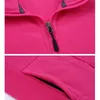 Jaquetas ao ar livre Hoodies Mens Mulheres Caminhadas Caminhadas Trekking Full Zip Fleece Quente Inverno Rosa Lapela Esporte Camping Casaco de Esqui 230926