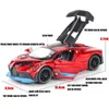 132 Alloy Bugatti DIVO Super Sports Car Model Toy Die Cast Pull Back Sound Light Toys Vehicle For Children Kids Christmas Gift3090