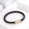 Bracelet en cuir unisexe pour femmes et hommes, accessoires de mode, taille de bijoux, boucle, 5 couleurs, 2021, 204z