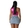 Юбки летние пикантные тонкие джинсовые мини-юбки шорты женские Faldas 2023 модные вечерние джинсы для ночного клуба для женщин с карманом Ropa Mujer