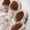 Cuccia per cani Cuccia per gatti Tappetino per gatti Rotondo Grande Cuccia per animali Peluche lungo Dormire in profondità Caldo a forma di zampa d'orso Cuscino super morbido Letti calmi di alta qualità 230926