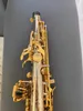 Original O37 estructura uno a uno modelo Bb saxofón profesional de tono alto cobre blanco chapado en oro instrumento de saxofón B-tune