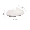 Plates 1pc Japanese Style Creative Pure White Alien Long Dining Plate Home Kitchen Restaurant Supplies Steak Salad Fruit Tableware