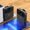 Microfone de lapela sem fio sx9, sistema bluetooth, áudio, vídeo, gravação de voz, microfone para iphone, android, celular, câmera de entrevista