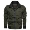 Hommes vestes hommes casual coton Cargo veste Bomber automne pilote manteau vol manteaux mâle coupe-vent militaire 230927