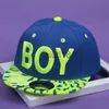 Berretti da baseball estivi per bambini cappello hip-hop lettera di moda ricamo protezione solare per esterni versatili berretti da baseball neri per ragazzi e ragazze x0927
