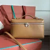 Designerskie torby wieczorowe to torby kosmetyczne Loros LP torba L19 Lunch Box Bag Piana High-end Cowhide Moda duża pojemność jedno ramię Crossbody Makeup toxqm