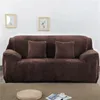 Chair Covers Thicken Plush Elastic Sofa for Living Room Sectional Corner Furniture Slipcover Couch Cover 1234 Seater Solid Color 230921