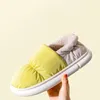 Slippers Comwarm Winter Toast Vrouwen Slippers Warm Pluche Katoen Slippers Indoor Home Antislip Dikke Zool Harige Schoenen Voor Koppels 230927