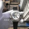 New Po big size Quartz Movement Chronograph Work men White Dial Leather Strap Watch Luminous Wristwatches Diving men's Wat292c