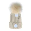 Beanie Cap Hats de designer de designer de beanie Novas Moda Mulheres Ladies Aquecedores de inverno Feanie grande Fur Pom Pom Poms Bobble Hat Outdoor M-2