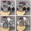 Couple de luxe montres design d'affaires haut de gamme femmes hommes montre carré en cuir noir argent dames bracelet hommes montres lo244x