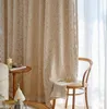 Tenda Tende Beige Di Lusso Francesi Doppio Strato Per Soggiorno Blackout Ricamato In Pizzo Camera Da Letto Jacquard Sheer Dining Wedding