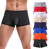 Underbyxor Summer Men's Sexy Solid Elephant Nose Bekväma underkläder Boxer Pants Men Briefs glider Cueca Masculina Manliga trosor