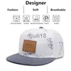 Casquettes de balle Mode Hommes Femmes Baseball Cuir Étiquette Graffiti Lettres Hip Hop Casquettes Chapeau De Soleil Unisexe Snapback Chapeau Casquette Réglable x0927