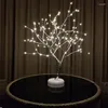 Noel Süslemeleri Arriaval Ağaç Hafif Bakır Tel Masa Lambaları Ev Kapalı Yatak Odası Düğün Bar Dekorasyon