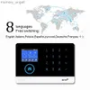 Sistemi di allarme Wireless WiFi 4G Home ignifugo Sistema di allarme di sicurezza intelligente antifurto Tastiera LCD Touch Kit sensore Commutazione multilingue YQ230927