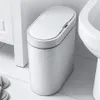 Avfallsbackar Smart sensor Trash Can Kitchen Storage Badrum Box Hushållsvaror Tillbehör Ornament214C