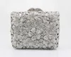 Вечерние сумки XIYUAN, модный серебряный кристаллический клатч, кошелек, женская сумочка для формального ужина, свадебные сумки с бриллиантами, Bolso Mujer, 230926