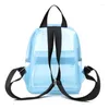 School Bags Fashion Trend PVC Lightweight Transparent Backpack Plastic Jelly Outdoor Leisure Multifunctional Women's