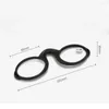 Sunglasses Portable Soft Silicone Pince Nez Armless Nose Resting / Clip Reading Glasses With Case Power 1.50 2.00 2.50 3.00