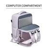 Sac à dos pour ordinateur portable pour femmes 15.6 pouces adolescente USB charge école sac à dos sac à chaussures indépendant voyage sac à dos en plein air sac à dos